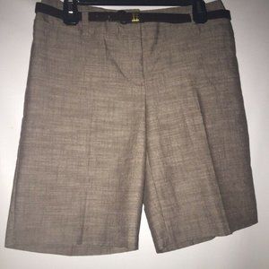 AB STUDIO Brown Business Office Dress Shorts Size6